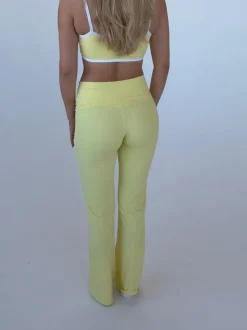 Essential flared pants - Butter