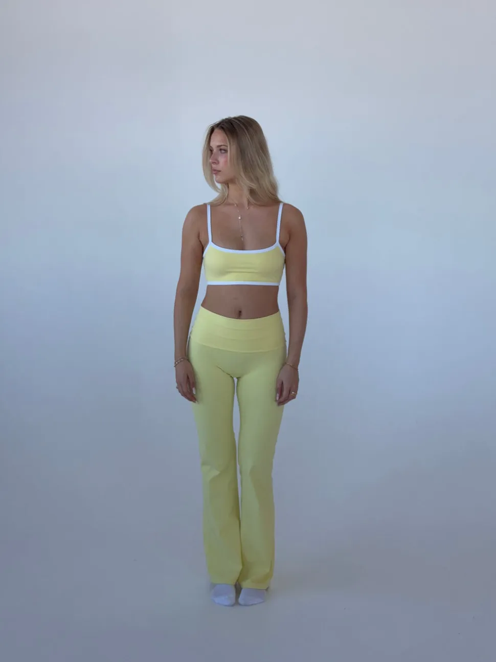 Essential flared pants - Butter