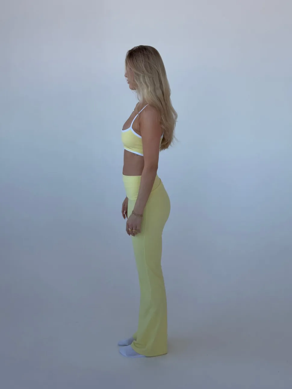 Essential flared pants - Butter