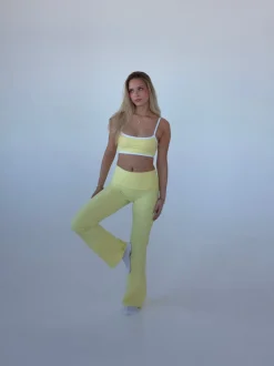Essential flared pants - Butter