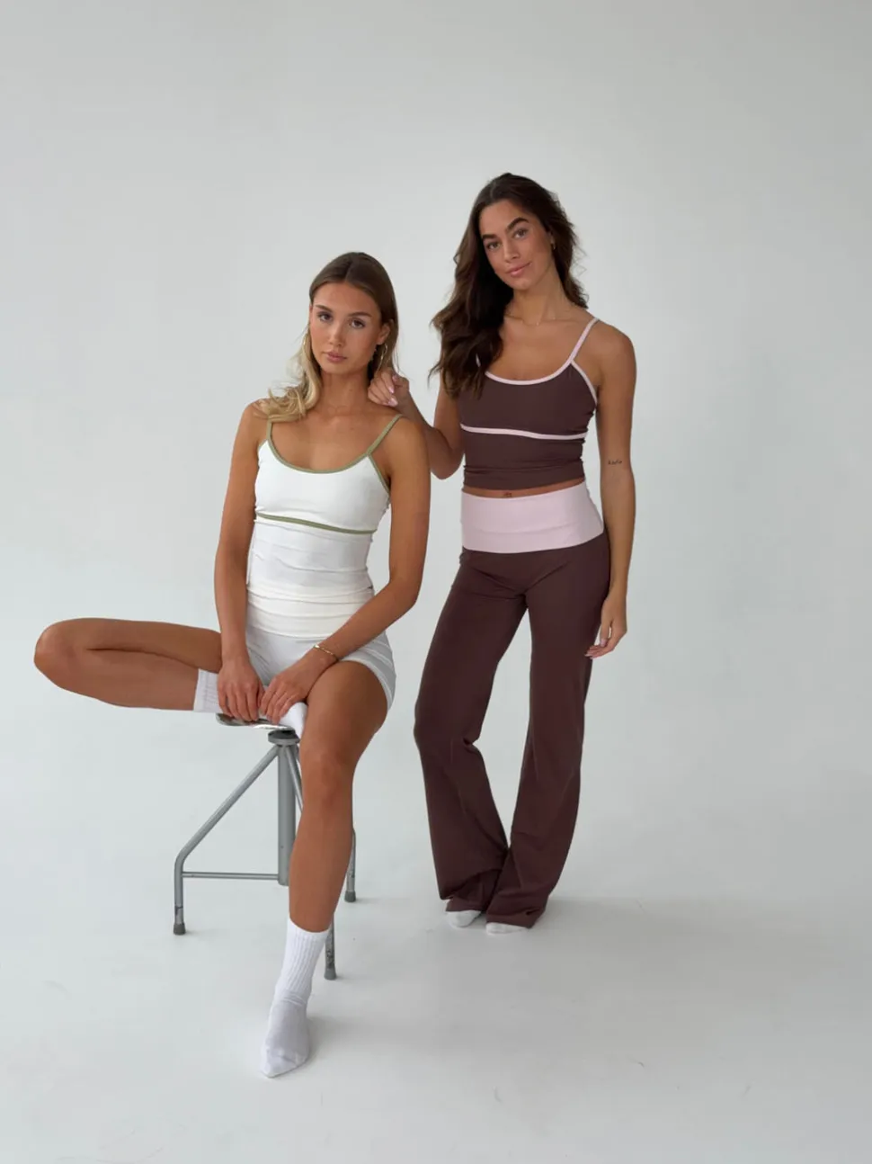 Essential tank top - Marshmellow/matcha