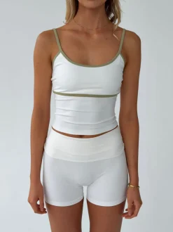 Essential tank top - Marshmellow/matcha