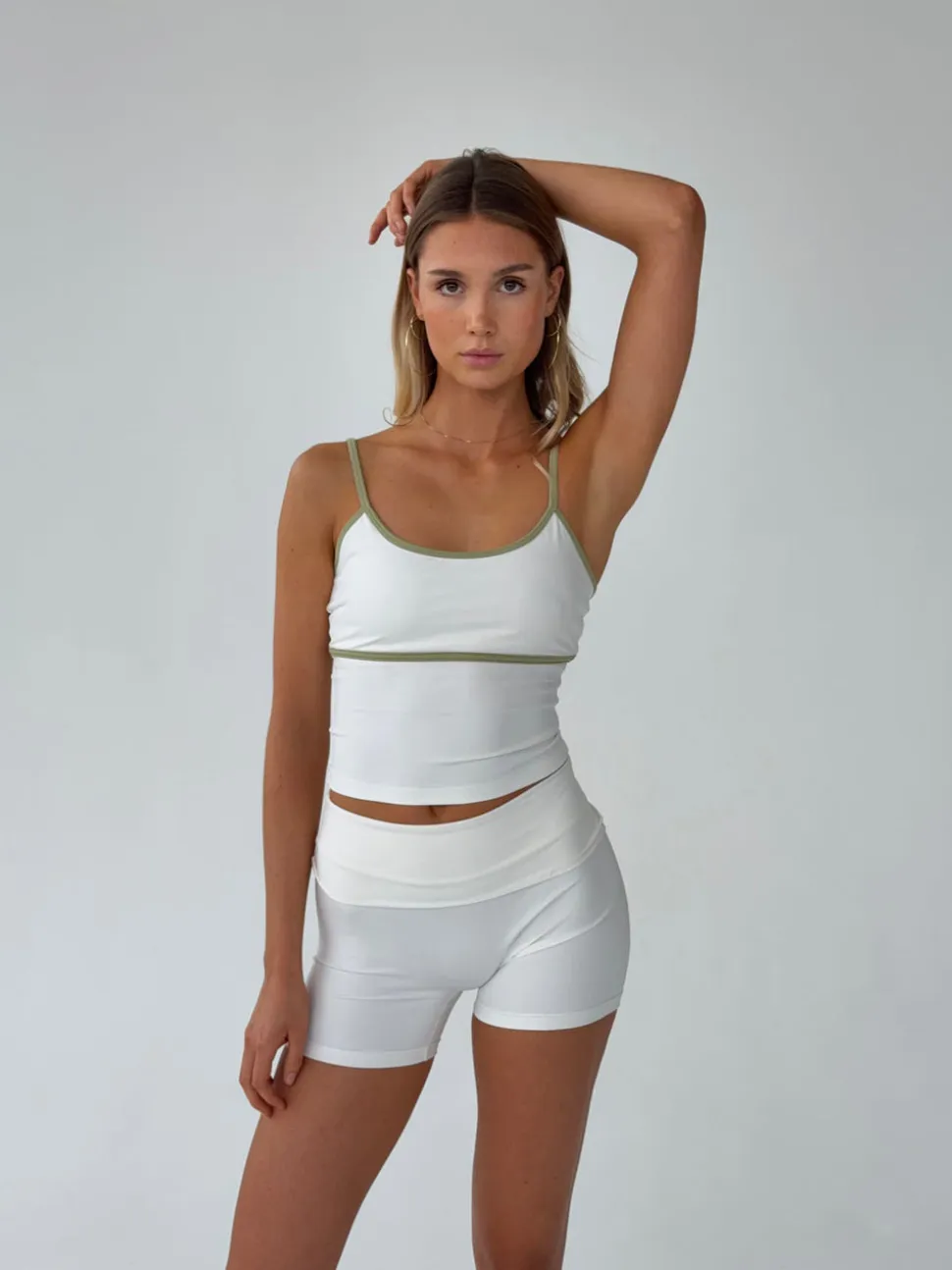 Essential tank top - Marshmellow/matcha