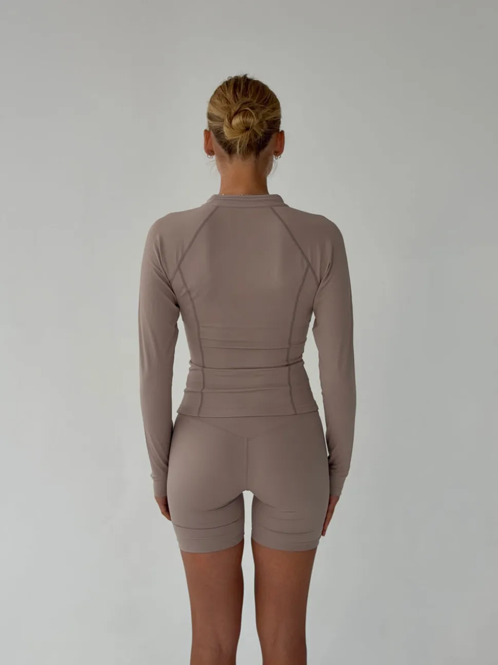 Essential zip up jakke - Ash