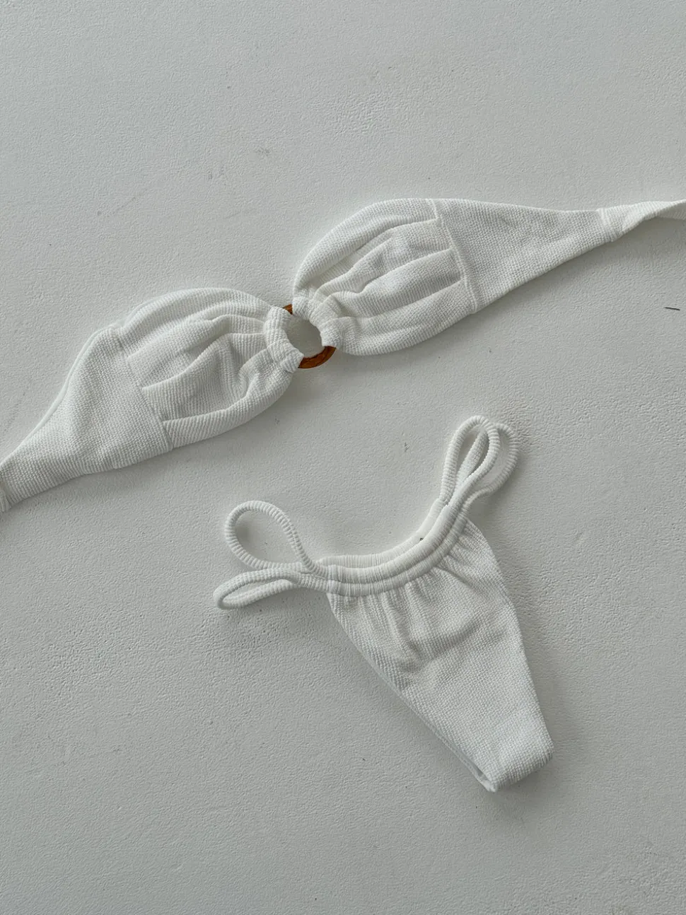 Eva bandeau bikini - Hvid