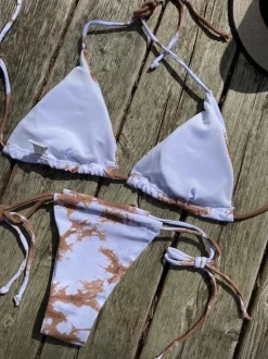 Fay bikini hvid/brun