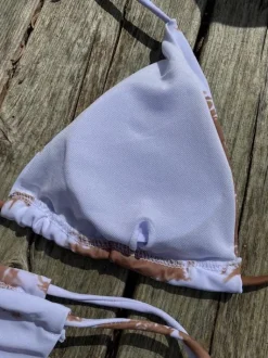 Fay bikini hvid/brun