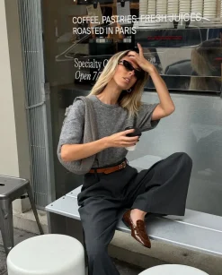 Florence taske i ruskind - Grå
