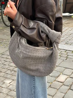 Florence taske i ruskind - Grå