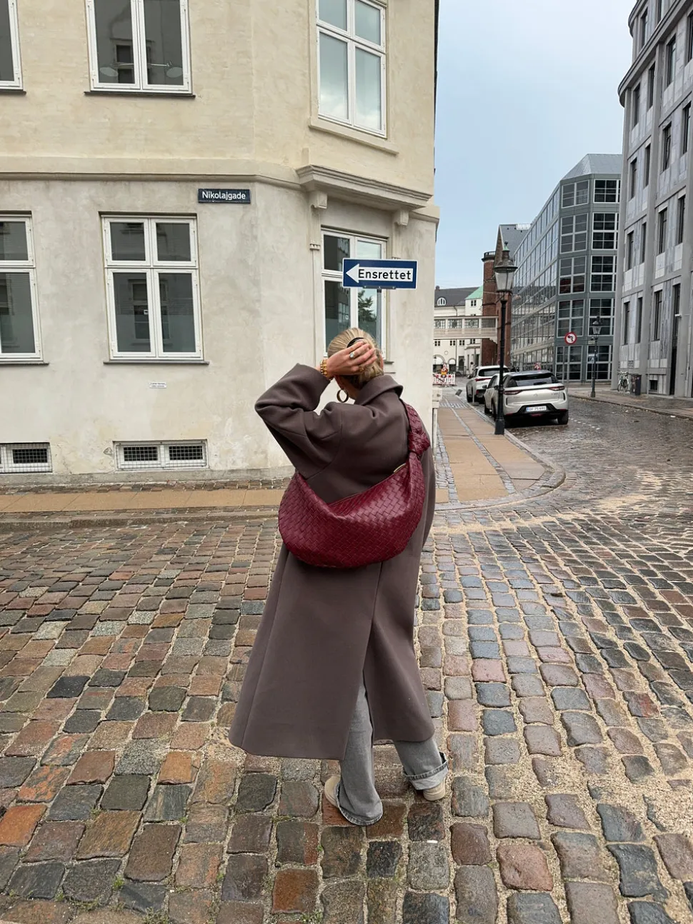 Florence taske stor version - Vinrød
