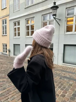 Fluffy handsker - Pink
