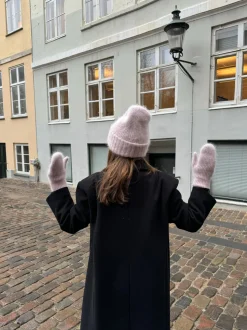Fluffy handsker - Pink