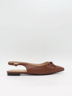 Folina ballerina med sløje - Brun