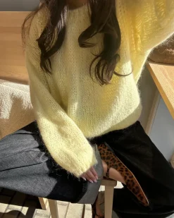 Genevieve striktrøje - Gul