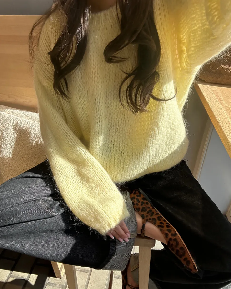 Genevieve striktrøje - Gul