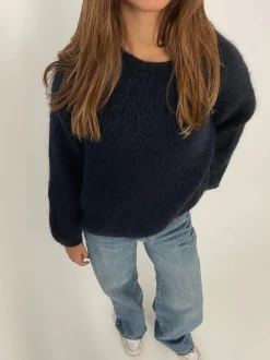 Genevieve striktrøje - Navy