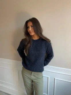 Genevieve striktrøje - Navy