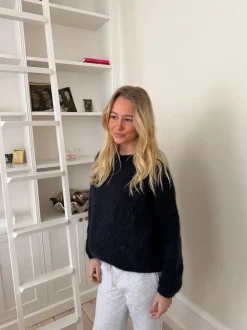 Genevieve striktrøje - Navy