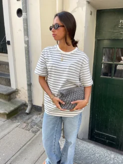 Hæklet clutch - Mørk grå