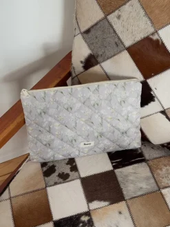 Honey computersleeve med blomster - Beige