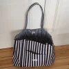 Honey net med striber - Navy/hvid