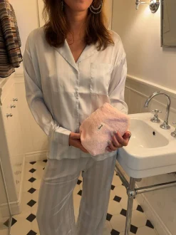 Honey stor toilettaske - Lyserød fluffy