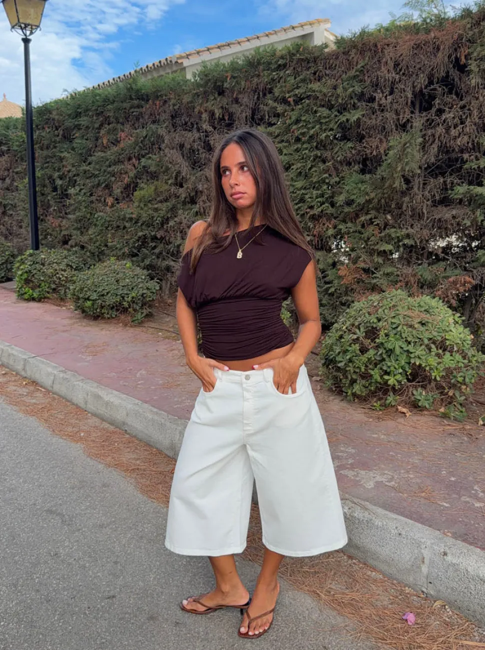 Inga bermudashorts - Hvid