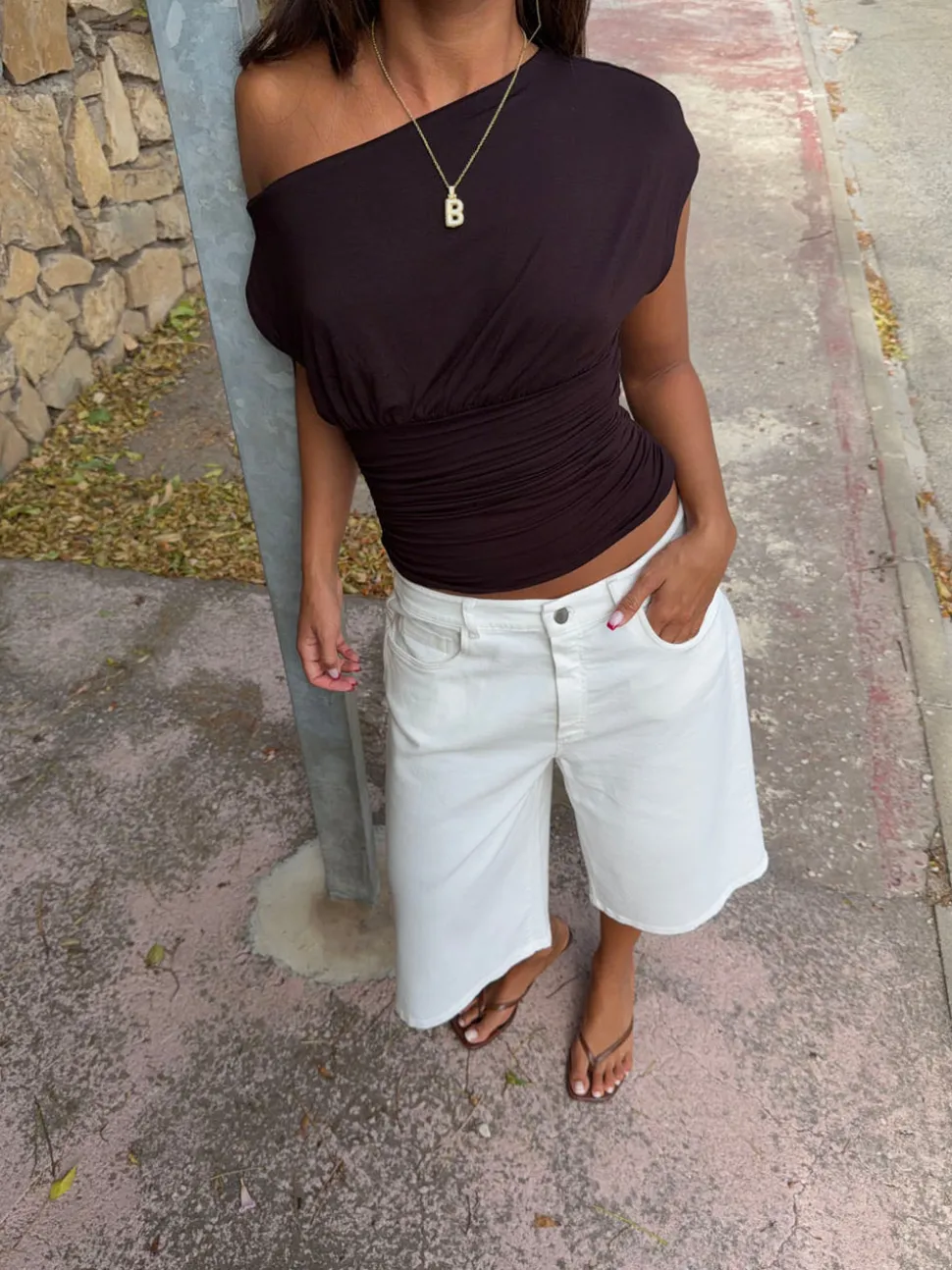 Inga bermudashorts - Hvid