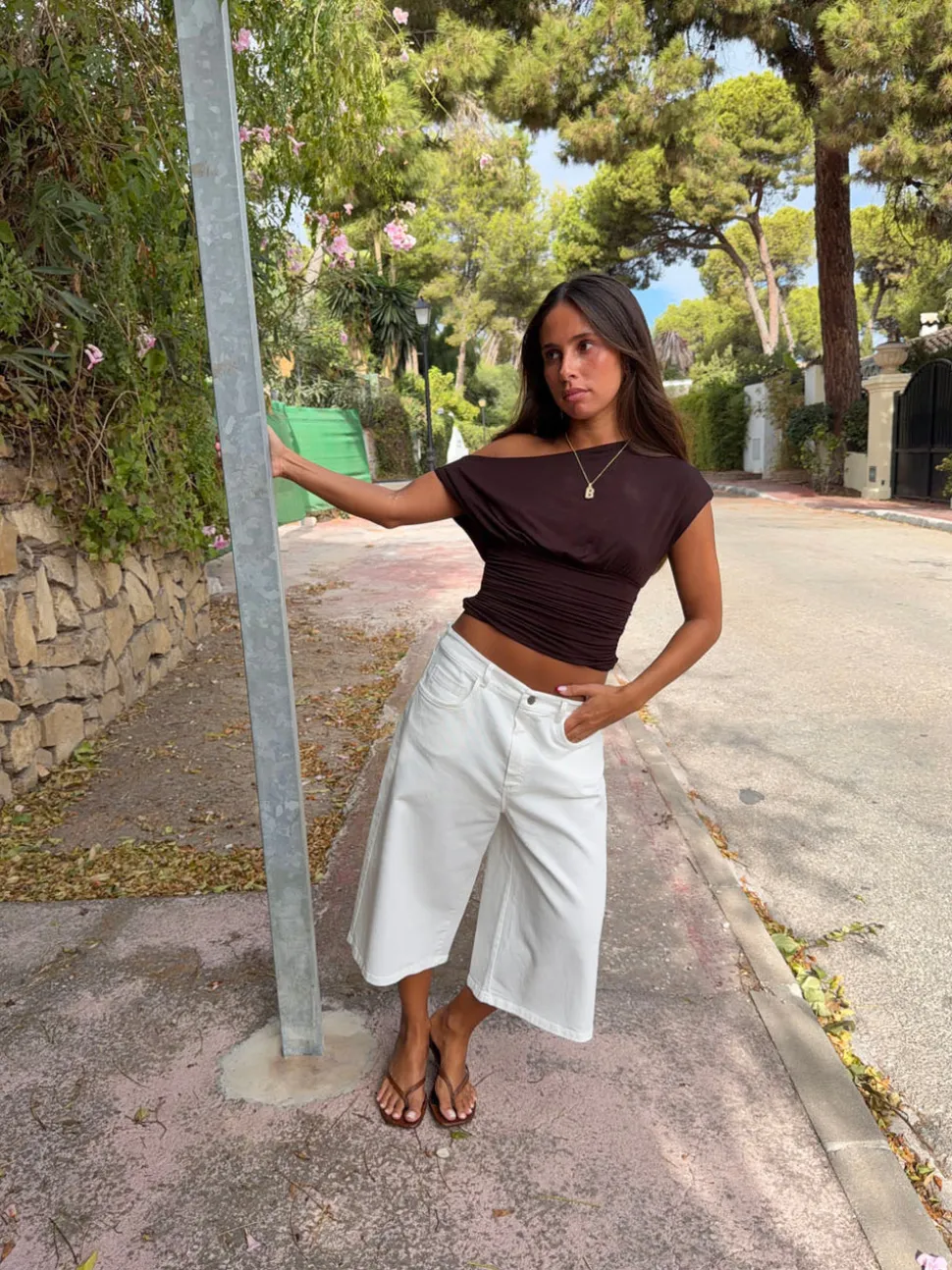 Inga bermudashorts - Hvid