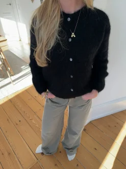 Jamilla mohair cardigan - Sort