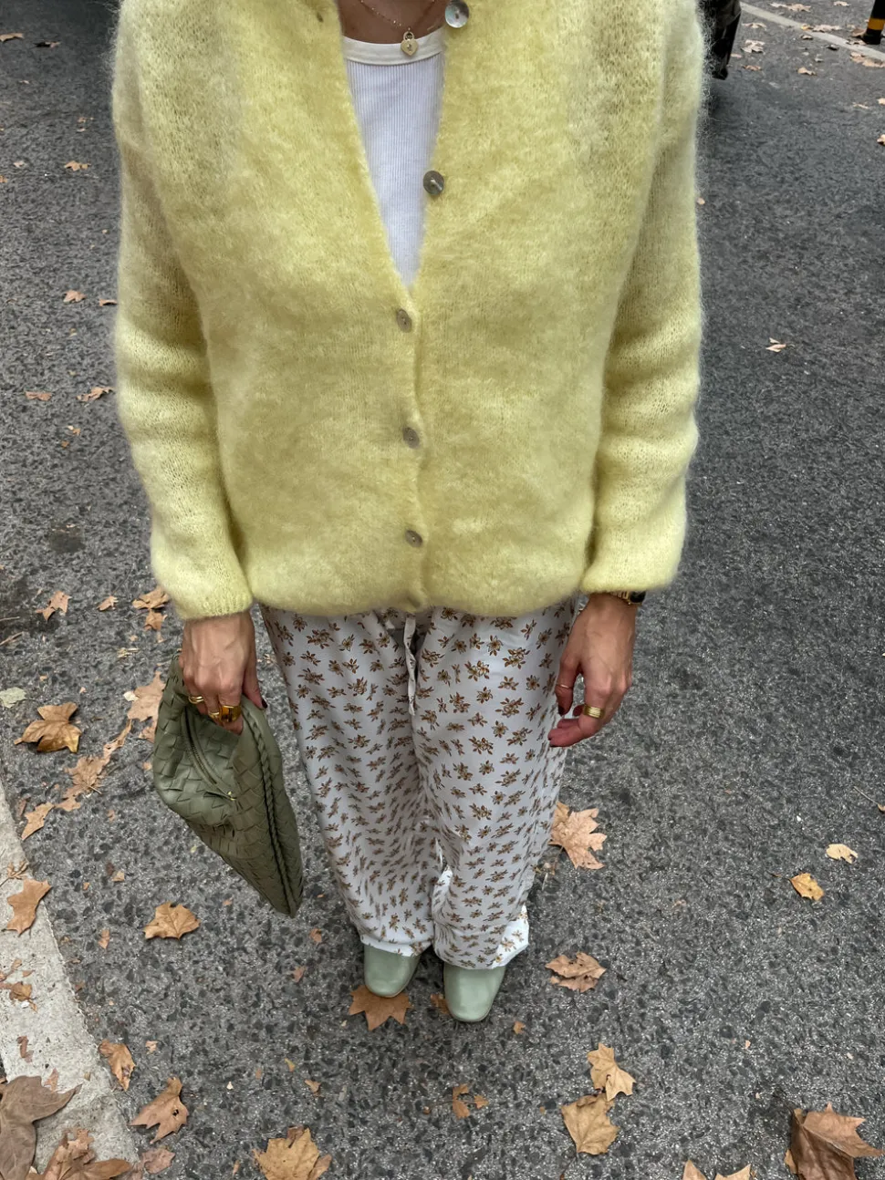 Jamilla mohair cardigan - Gul