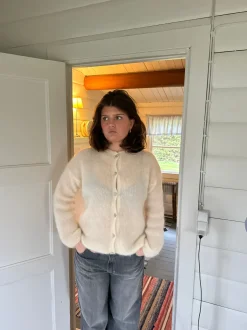 Jamilla mohair cardigan - Off white