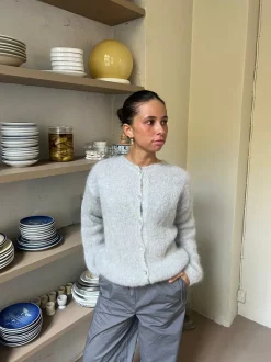 Jamilla mohair cardigan - Grå