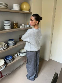 Jamilla mohair cardigan - Grå