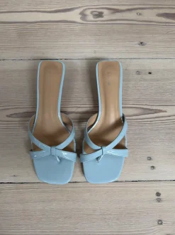 Joule sandaler med hæl - Lyseblå