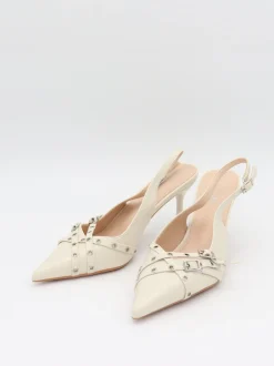 Kandy slingback stiletter - Cream
