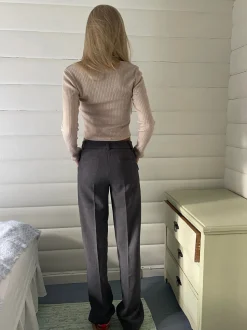 Kienna lavtaljede suitbukser - Grå