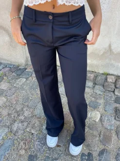 Kienna lavtaljet suit bukser - Navy