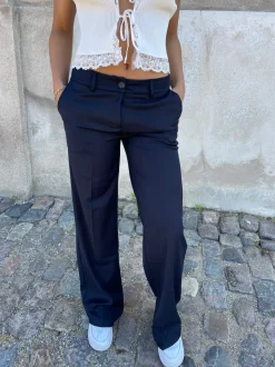 Kienna lavtaljet suit bukser - Navy