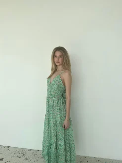 Kimora kjole - Grøn