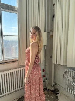 Kimora kjole - lyserød