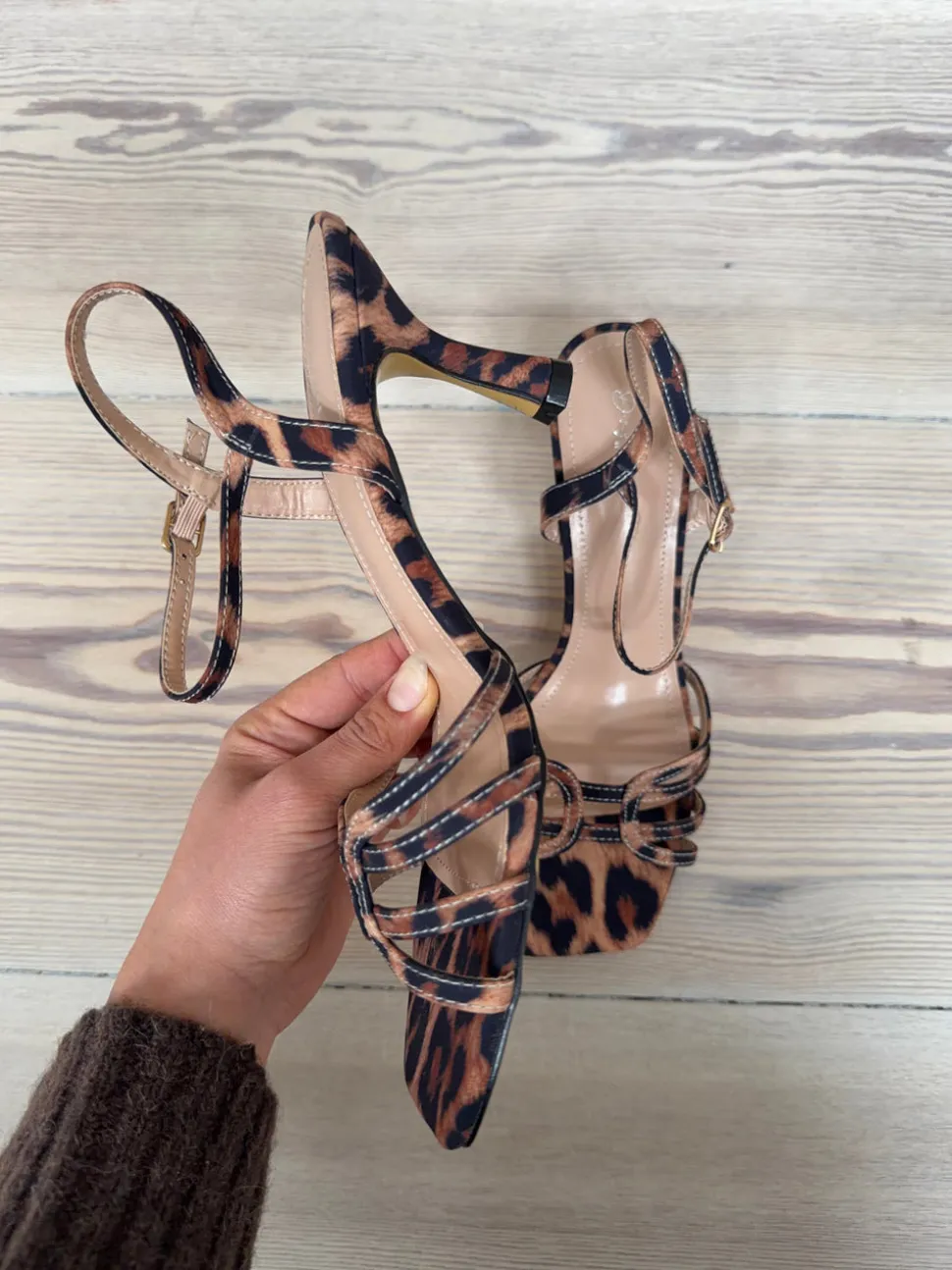 Leora stiletter - Leo print