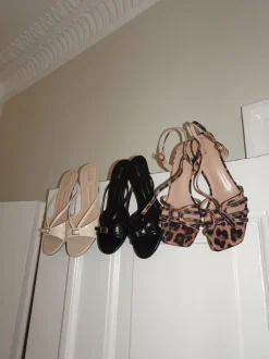 Leora stiletter - Leo print