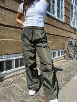 Lesley Parachute bukser - Kaki