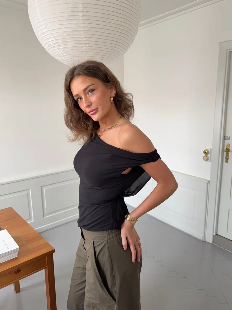 Lily top - Sort