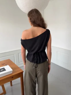 Lily top - Sort