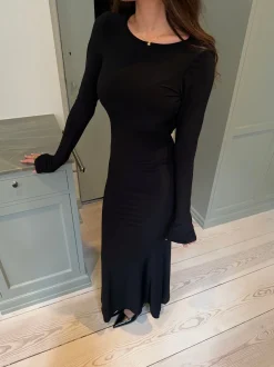 Lisa maxikjole - Sort