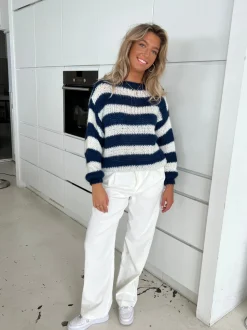 Lisette oversized suit bukser i fløjl - Off-white