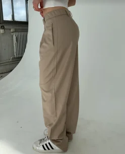 Lisette oversized suit bukser - Beige