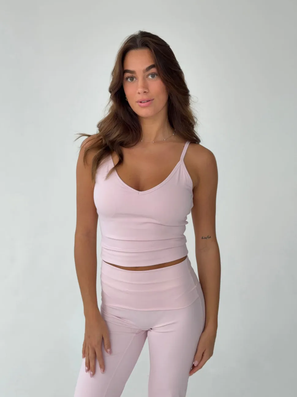 Lively v-neck tank top - Candyfloss